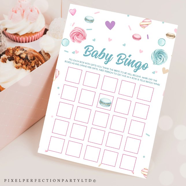 Invitación Juegos de Bingo Dulce (Subido por el creador)