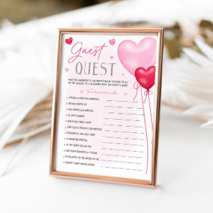 Invitación Juegos de ducha de novias con invitados de Galenti