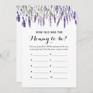 Invitación Juegos dobles de Baby Shower del Lado 2 cómo viejo