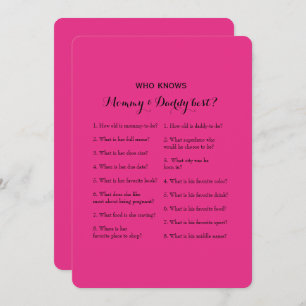 Invitación Juegos laterales dobles de Baby Shower - consejo