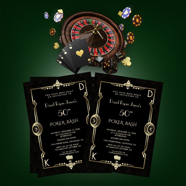 Invitación Jueves de la noche del Casino Las Vegas Poker Bash (Subido por el creador)
