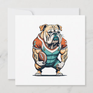 Invitación Jugador de Baloncesto Amante de los Perros