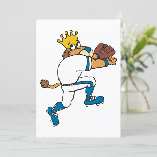 Invitación Jugador de béisbol león