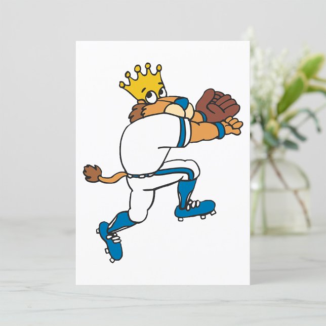 Invitación Jugador de béisbol león (Subido por el creador)