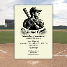 Jugador de Béisbol Vintage Cumpleaños 50 Hombre