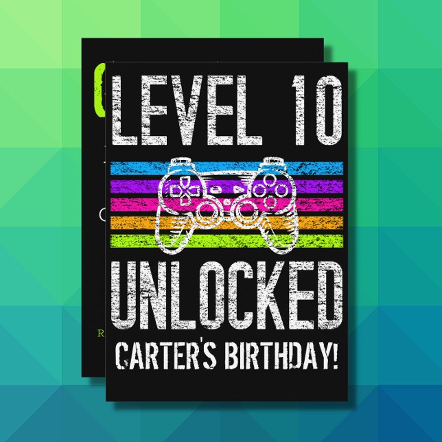 Invitación Jugador personalizado de nivel 10 desbloqueado 10  (Subido por el creador)