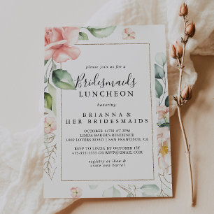 Invitación Jugadoras de honor geométricas de oro verde