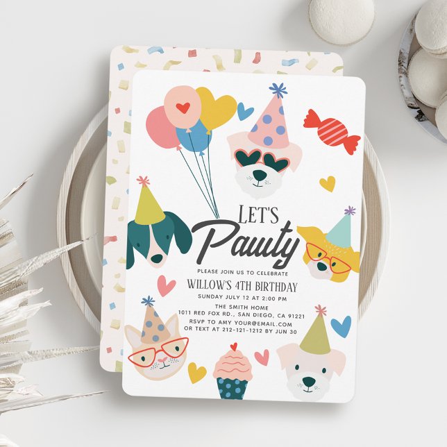 Invitación Jugadores y globos de gato (Subido por el creador)