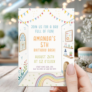 Invitación Jugar al cumpleaños de Zone Maze