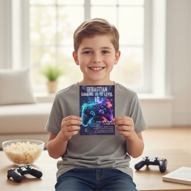 Invitación Jugar al cumpleaños divertido (Subido por el creador)