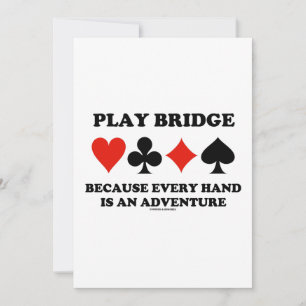 Invitación Jugar Puente Porque Cada Mano Es Una Aventura