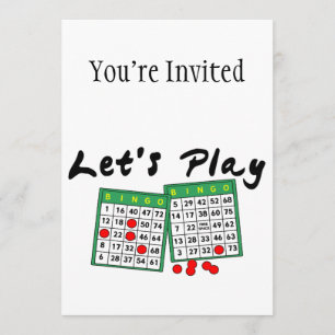 Invitación Juguemos a Bingo