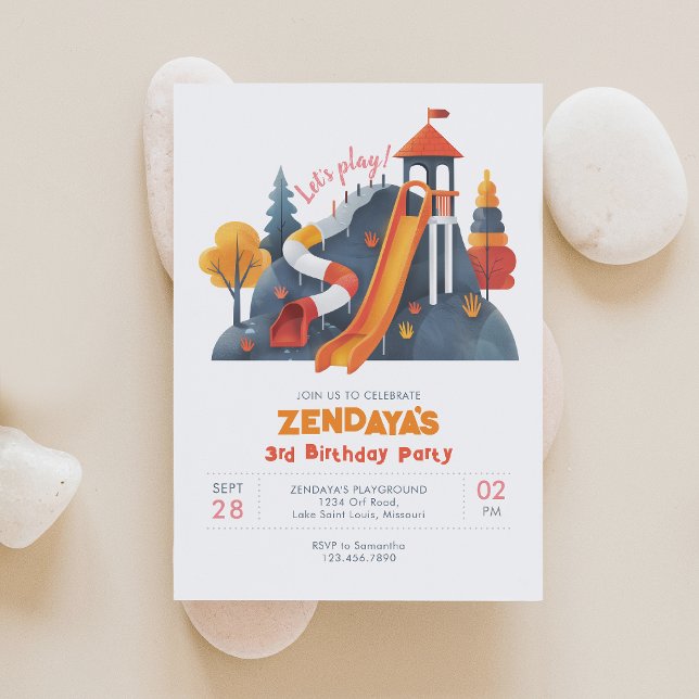 Invitación Juguemos a la fiesta de cumpleaños en el área de j (Subido por el creador)