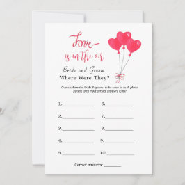 Invitación Juguete de ducha de novias de Hearts Valentines