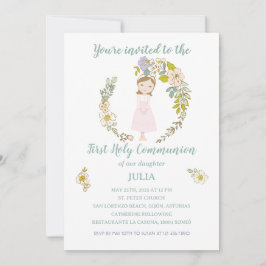 Invitación JULIA Primera Comunión