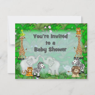 Invitación Jungle Baby Shower