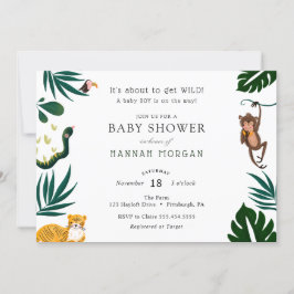 Invitación Jungle Baby Shower