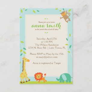 Invitación Jungle Baby Shower