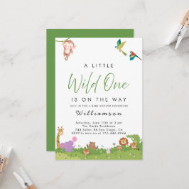 Invitación Jungle Safari Baby Shower
