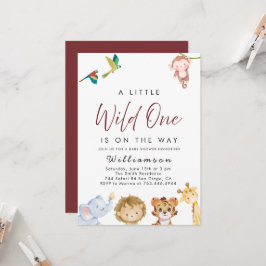 Invitación Jungle Safari Baby Shower
