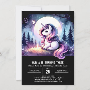 Invitación Jungle Simple Horse Birday