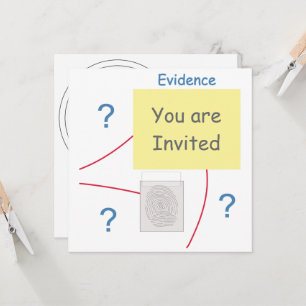 Invitación Junta para la resolución de crímenes misteriosos