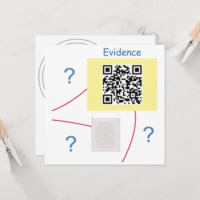 Invitación Junta para la resolución de crímenes misteriosos (Anverso/Reverso In Situ)