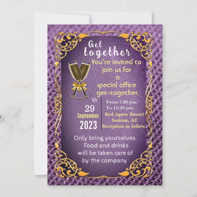 Invitación Juntarse (Anverso)
