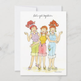 Invitación Juntémonos Bar-B-Q Invitar