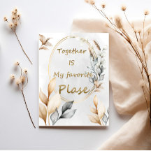 Juntos Es Mi Lugar Favorito – Pareja Personalizada