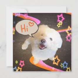 Invitación Just Saying "Hi" Invitation