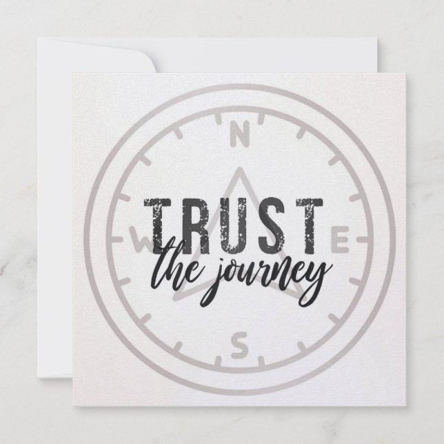 Invitación JUST TRUST 5.25 x 5.25 card (Anverso)