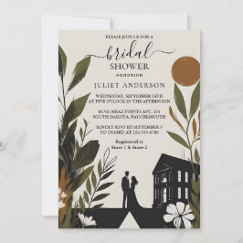 Invitación Juzgado de ducha de novias de los años 70