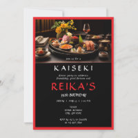 Kaiseki: Aniversario del hito del chef privado jap
