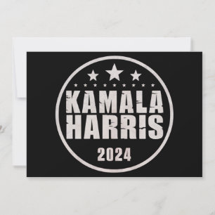 Invitación Kamala Harris 2024 Para Presidente Retro Elección