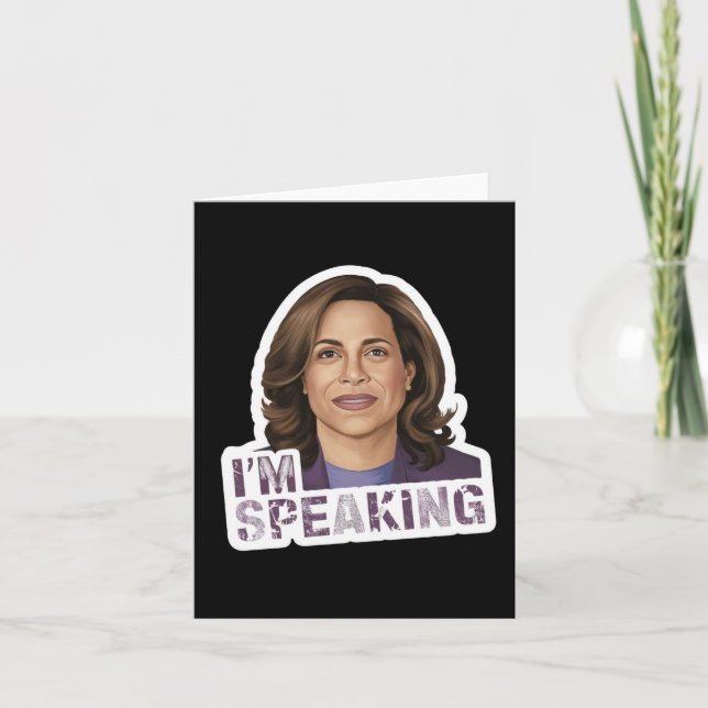 Invitación Kamala Harris Hablo, Cita histórica de debate (Anverso)