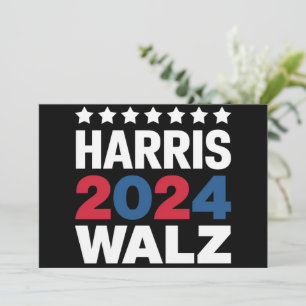 Invitación Kamala Harris Walz Por Vicepresidente