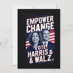 Invitación Kamala Harris y Tim Walz