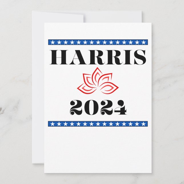 Invitación Kamala Lotus Harris por POTUS (Anverso)