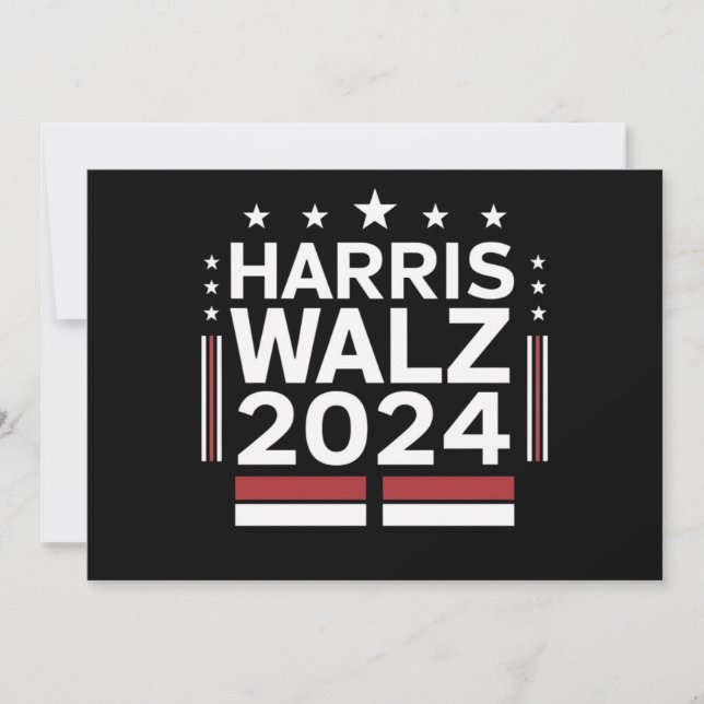 Invitación KamalaHarris TimWaltz 2024  (Anverso)