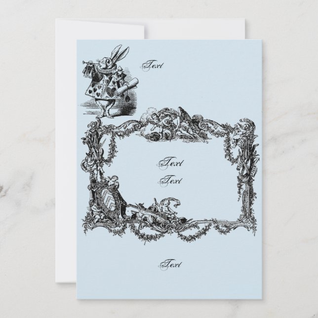 Invitación Karte zum Gestalten – Card to design yourself (Anverso)