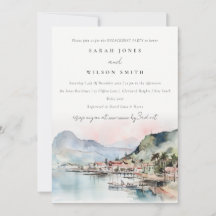 Kauai Hawaii Watercolor Landscape Engagement