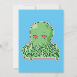 Invitación Kawaii Cthulhu