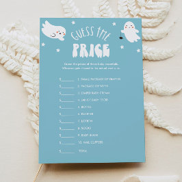 Invitación Kawaii Halloween adivina el juego de Baby Shower d