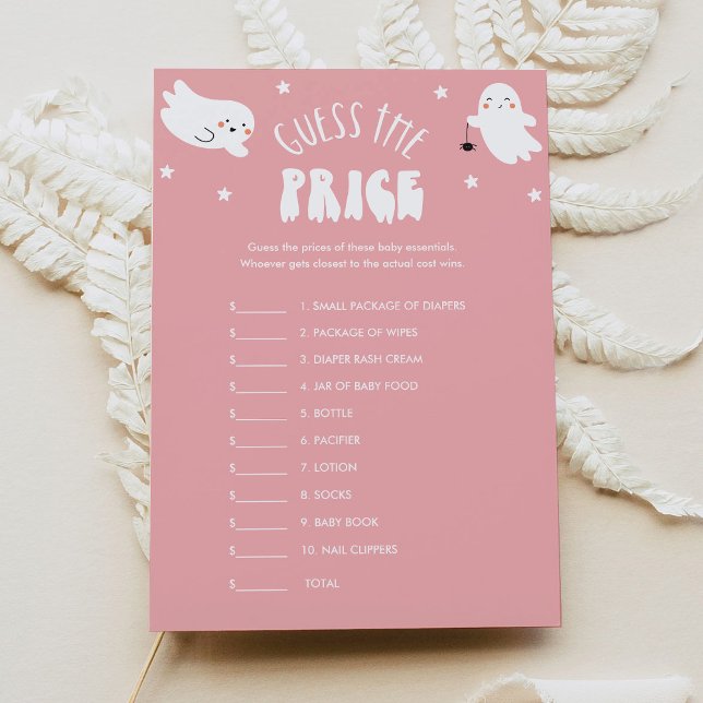 Invitación Kawaii Halloween adivina el juego de Baby Shower d (Subido por el creador)