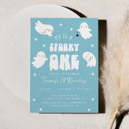 Invitación Kawaii Halloween primer Chica de cumpleaños