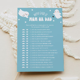 Invitación Kawaii Halloween quién dijo que era el juego del b