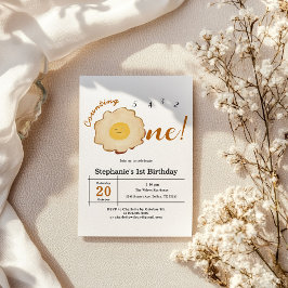 Invitación Kawaii Huevo Frito Cumpleaños 1