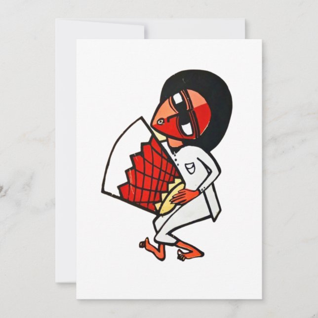 Invitación Kebero etíope (Anverso)