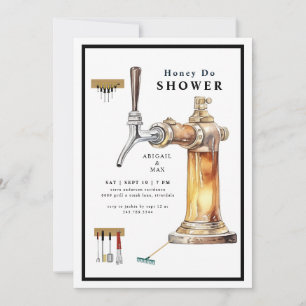 Invitación Keg Honey Do Couples Wedding Shower II